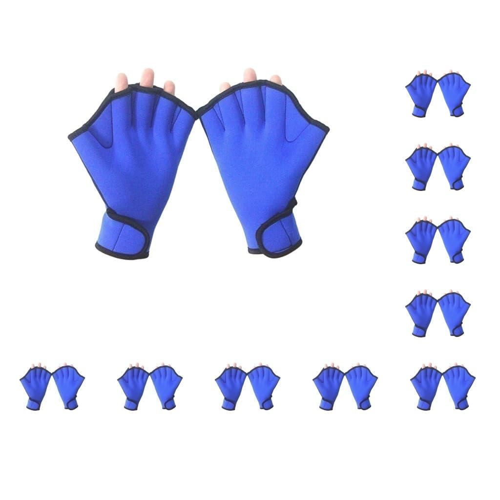 Expérience de natation avec ces gants palmés haute performance et durabilité en caoutchouc néoprène, gants aquatiques résistants aux UV