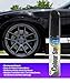 RACOONA Wheel Paint,Touch Up Paint for Cars,Car Accessories Rim Paint Automotive Paint,Rim Touch Up Paint,Car Touch Up Paint,Car Paint Pen,Quick And Easy Repairs for Curb Rash, Scuff And Scratch (Black)