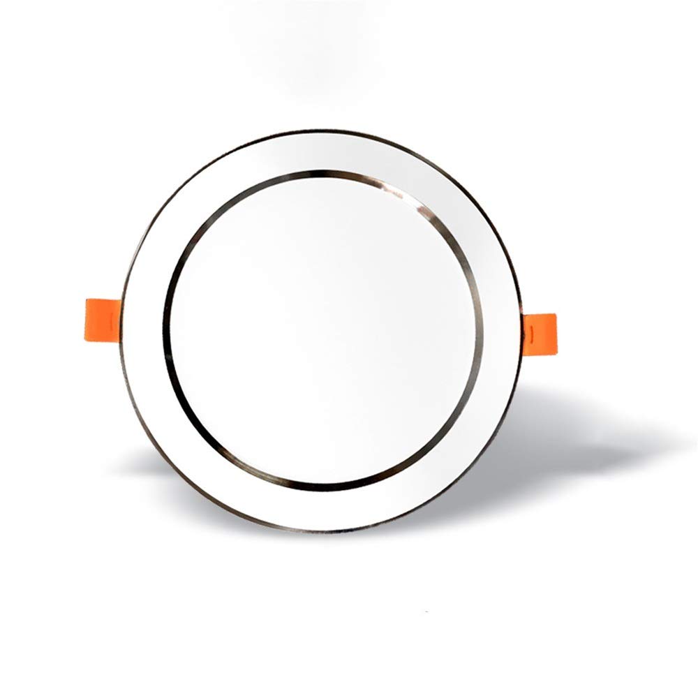 Foco empotrable LED Downlight para baño, luz de Techo empotrada, focos de Aluminio para baño, Pasillo, balcón con Controlador Integrado