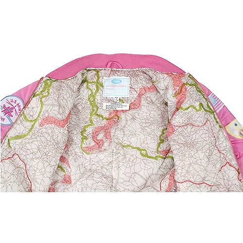 Youth MA-1 Flight Jacket | Pink, Nylon, With Patches4