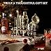 KITESSENSU Cocktail Shaker Set Bartender Kit with Stand | Complete 24-Piece Bar Set Cocktail Kit with All Bar Accessories, Gold
