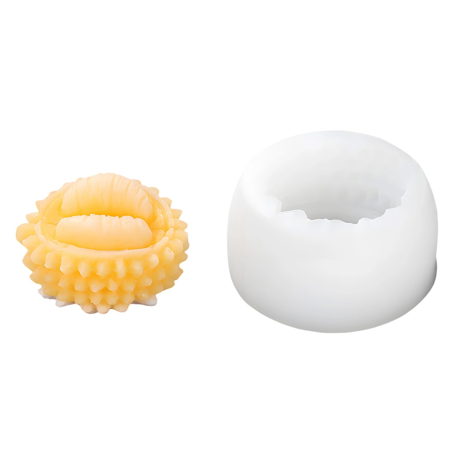 Alksubbm Creative Silicone Fruit Shaped for Home Soap Chocolate Crafting in 4 Unique Design Fruit Shaped Silicone
