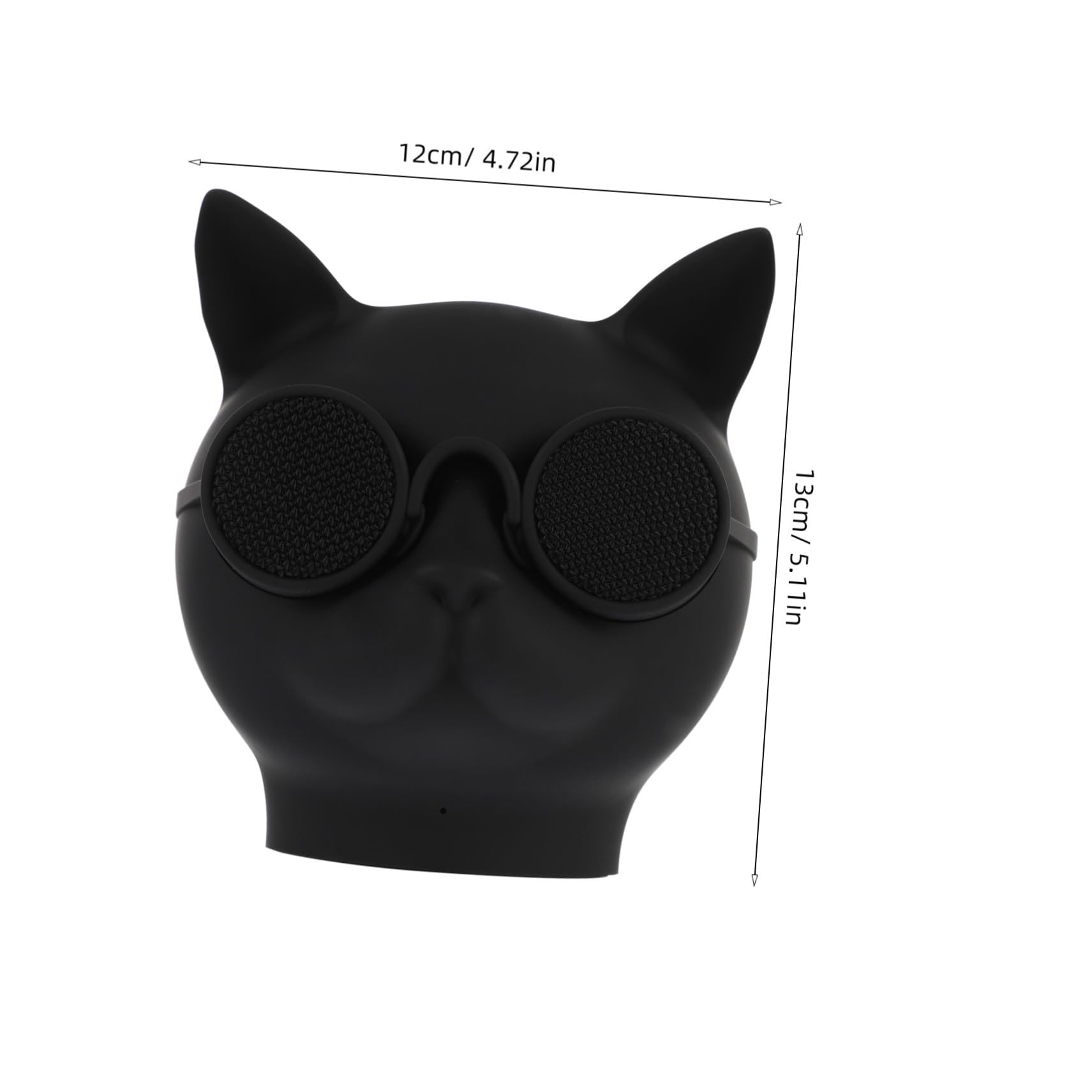 Hemobllo Enceinte Chat Mini Portable Haut Parleur sans Fil Compact Compatible Téléphone et PC Transmission Stable pour Usage Extérieur et Bureau