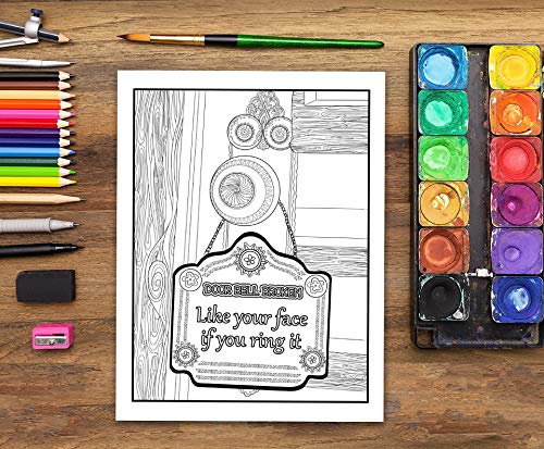 Createspace Papeterie Bleu Mom Life: A Snarky Adult Coloring Book thumb #3