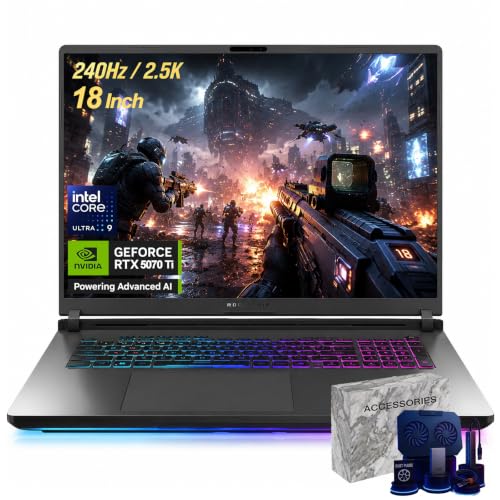 Image of ASUS ROG Strix G18 Gaming AI Laptop Intel Ultra 9 Core RTX 5070Ti 64GB 4TB