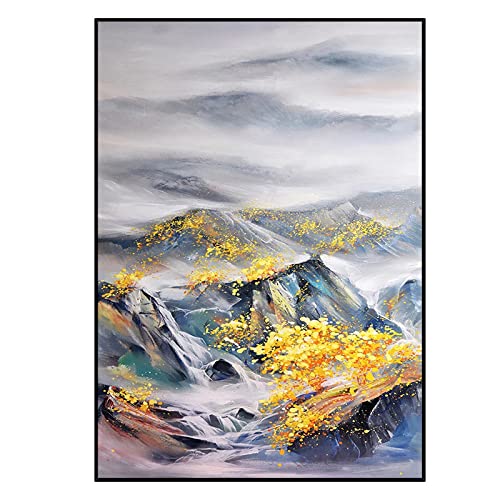 Peintures acryliques peintes à la main sur toile 3d relief moderne abstrait chic
