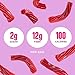 SmartSweets Red Twists, 1.8oz (Pack of 12), Licorice Gummy Candy with Low Sugar (2g), Low Calorie (110), No Artificial Sweeteners, Plant-Based, Gluten-Free, Healthy Snack for Kids & Adults