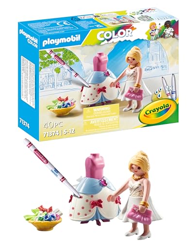 PLAYMOBIL Color 71374 Fashion Kleid, kreatives Design für Verschiedene...