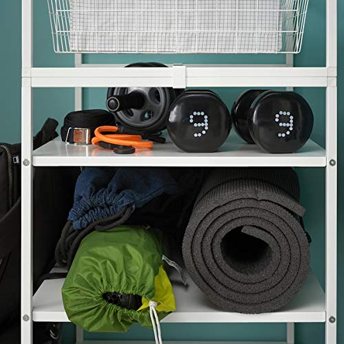 JONAXEL Estantería blanca, 50 x 51 x 70 cm, para uso doméstico y oficina, sistema de piezas JONAXEL, sistemas de solución de almacenamiento, almacenamiento y organización, respetuoso