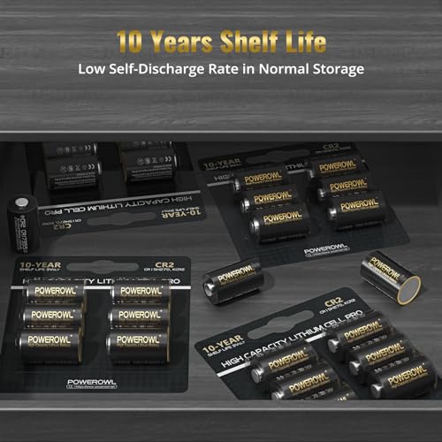 Powerowl Cr2 3V Lithium Battery, 6 Pack High Capacity Cr15H270 Cr 2 C2 3 Volt Batteries Cell thumb #5