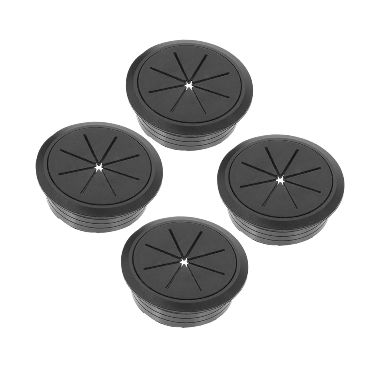 Gadpiparty 20pezzi Copripori Per Scrivania Grommet Rotondi Per Gestione Cavi Organizzatore Versatile Per Scrivanie e Tavoli Facile Installazione