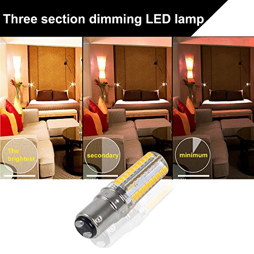 Mengs, 2 lampadine a LED B15D, 7 W, luce bianca