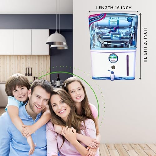 Image of Aqua Natural RO Water Purifier | 12L | RO + UV + UF + TDS Adjuster /Controller | Purified Water Made in India