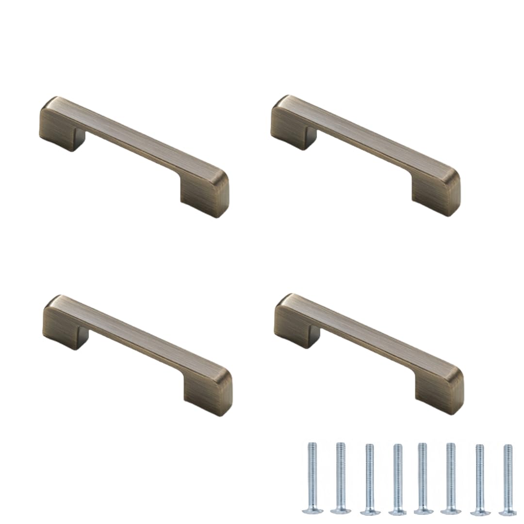 NLQCSXWEP Zinc Alloy Cabinet Bow Handle, Zinc Alloy Cabinet Handles Pack of 4 Multicolor 96-320mm(96mm Matt Blue)
