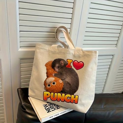 Punch – Bolso Tote de Peluche Animal I Love Punch miniatura 6
