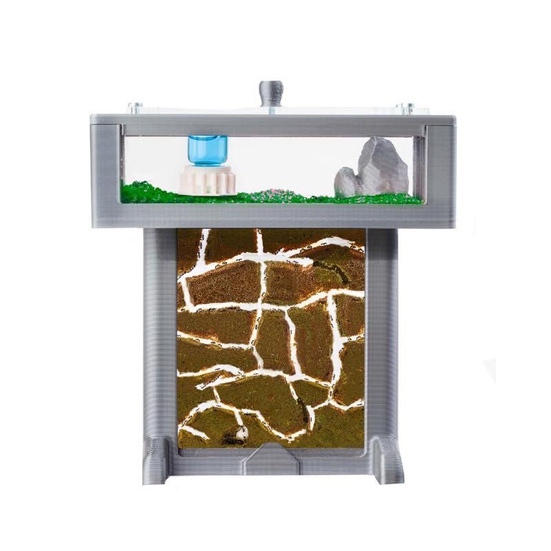 Anthouse.es - Hormiguero de Espuma 3D - Kit T - 14x8x14,1 cm - Granja de Hormigas - Color Gris -...
