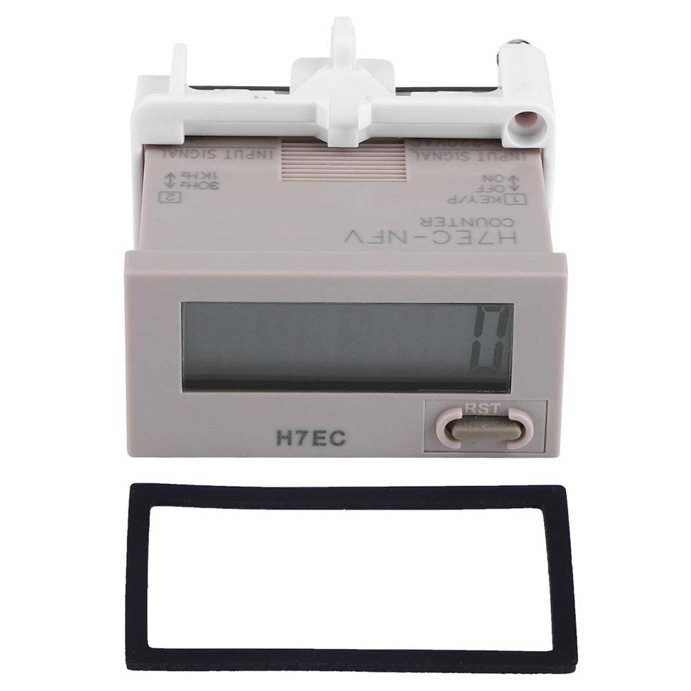 H7EC NFV AC Digital Electrical Counter,AC 110-220V Digital Electrical Counter,8-Digit Accurate Electronic Counter Industrial Totalizer