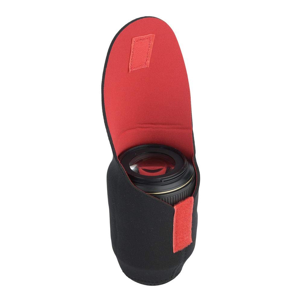 Zestaw etui na obiektyw aparatu, 5 szt.S ~ XXL Neoprenowy pokrowiec na obiektyw z haczykiem / pętlą, odporny na wstrząsy zestaw ochronny na obiektyw aparatu, futerał na obiektyw do lustrzanki jednoobiektywowej