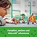 Lego Minecraft The Pumpkin Farm 21248 Building Toy, Hands-on Action in The Swamp Biome Featuring Steve, a Witch, Frog, Boat, Treasure Chest and Pumpkin Patch, Minecraft Toy for Boys and Girls Aged 8+