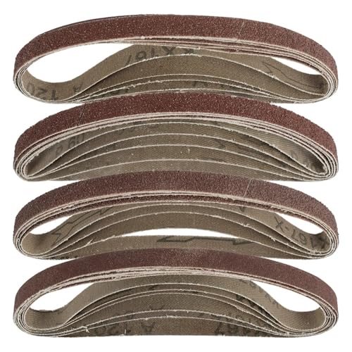 Bandes abrasives 13x457 grains 40 60 80 120 pour ponceuse lime bois métal plastique