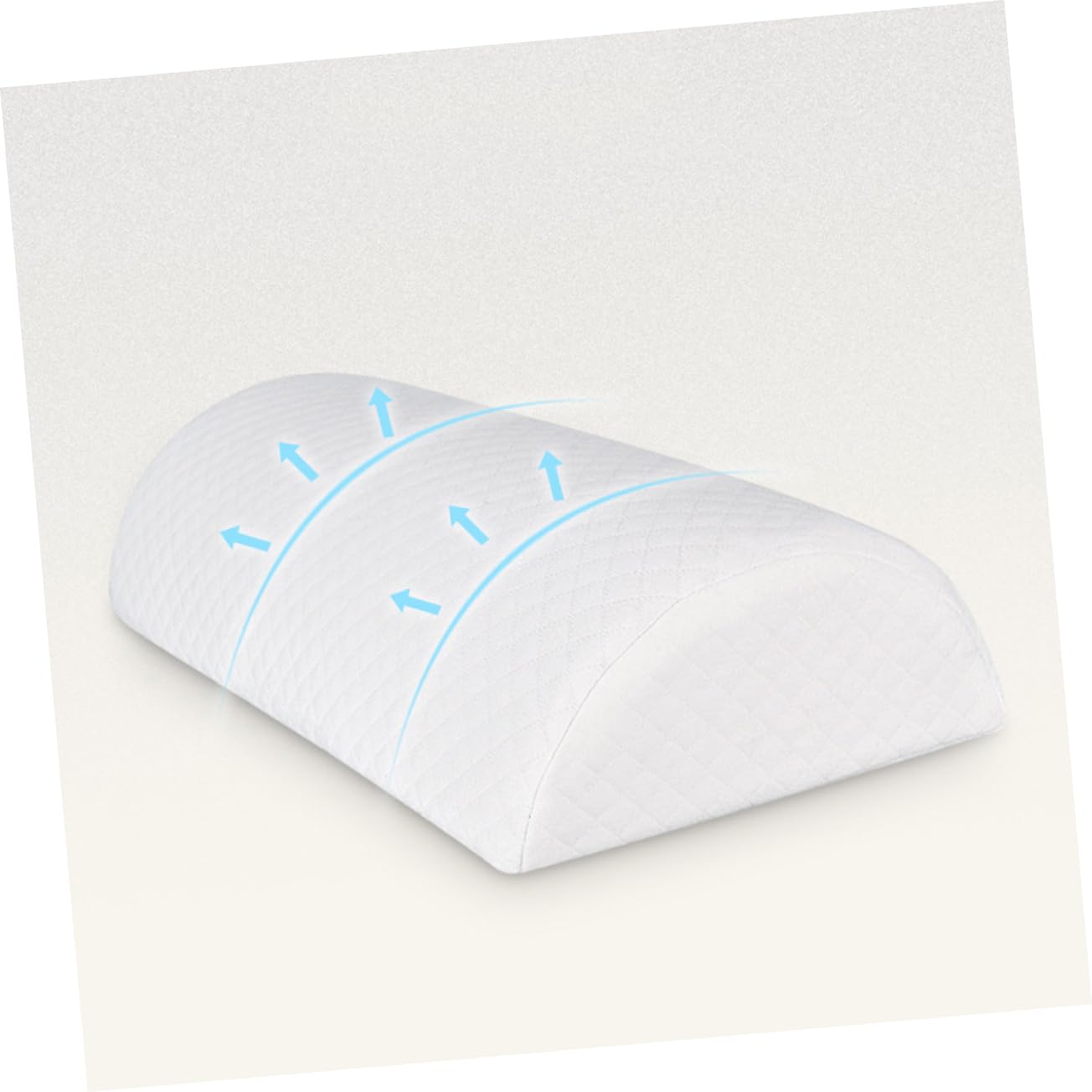 PRETYZOOM Memory Foam Beinkissen aus Baumwolle Ergonomisches Halbmondförmiges Kniekissen für Zuhause und Bett Druckentlastend und Durchblutungsfördernd Abstützend und Langlebig