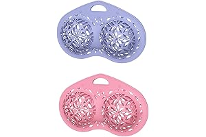 2-Piece Silicone Bra Washing Bags: Optimal Protection for A-C Cups