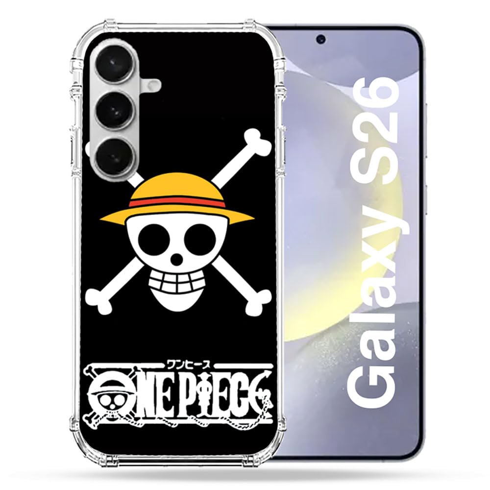 Reinforced Case for Samsung Galaxy S26 Manga One Piece Skull Design