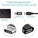 (Pack of 10) Type C Adapter, Micro USB to USB C Connector Convertor for Data Syncing and Charging,Universal for Type C Phones Pads and Other Type C Cable Supported Devices (USB C Adapter - Black)
