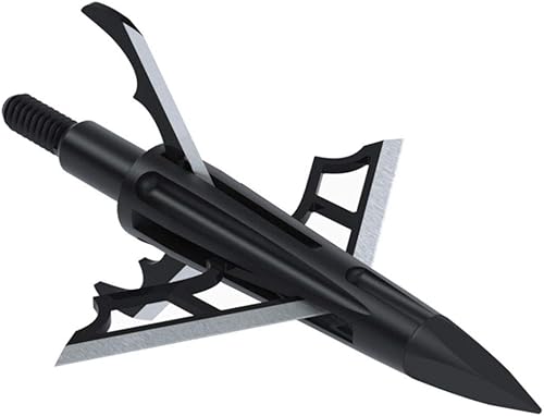 New Archery Products NAP DK4 - Arco de caza Spitfire híbrido mecánico de 1 34 pulgadas de diámetro de corte, cabeza ancha compuesta, paquete de 3