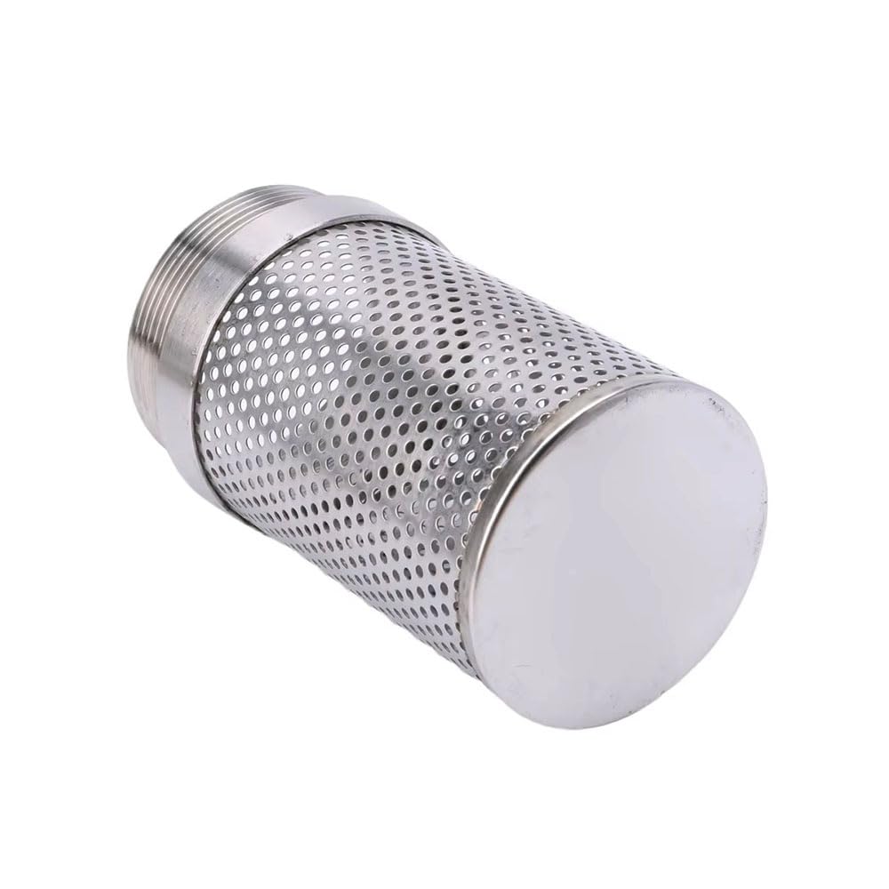 Filtro Di Ingresso SS304 Da 20 Mm ~ 110 Mm, Filtri A Rete Dura for Pompa Dell'acqua for Irrigazione Da Giardino Agricolo Acquario(2.5 Inch)
