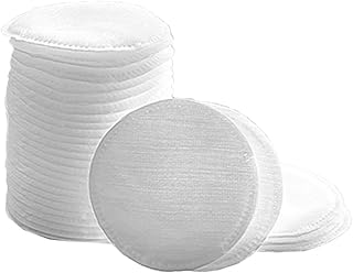 FRCOLOR Almofadas De Algodão 80Pcs Para Rosto Redondo Almofadas Removedoras De Maquiagem Almofadas De Limpeza Facial Almofadas De Algodão Ovais Almofadas De Algodão Para Limpeza Facial