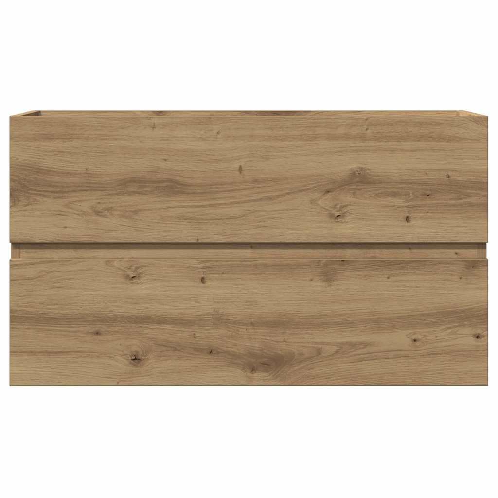 Armoire murale de salle de bain 80x38,5x45 cm Bois d'ingénierie Chêne