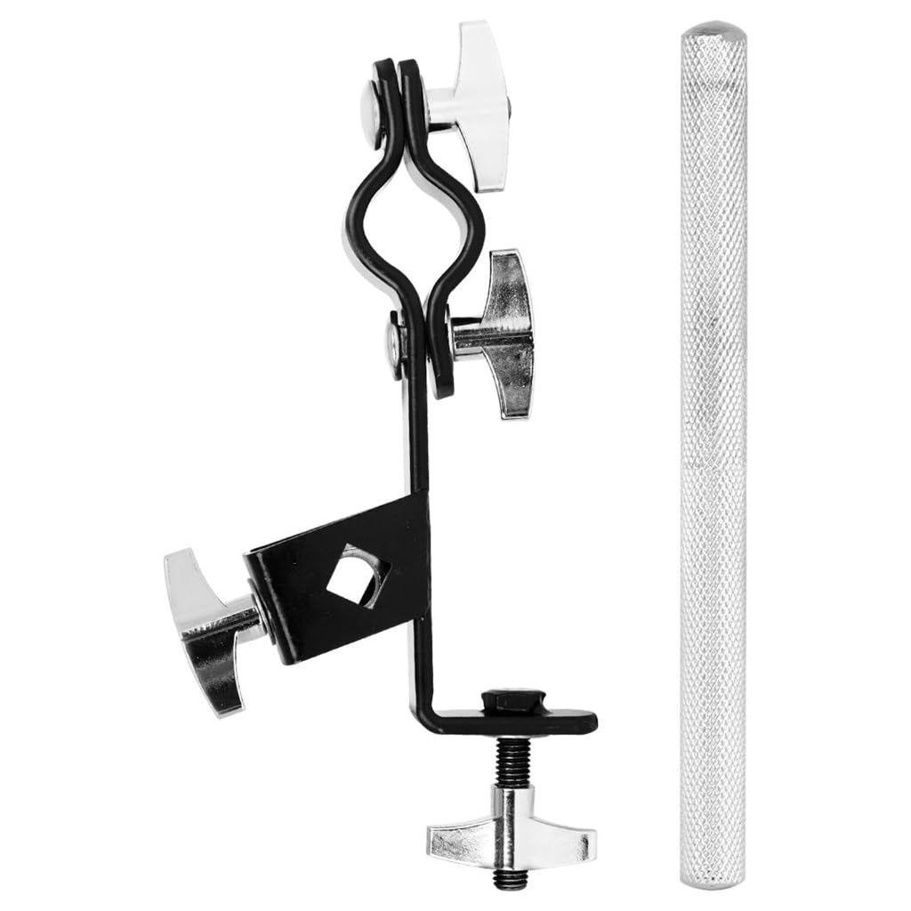 Cowbell Percussion Halter Klemme Verstellbare Halterung Drum Tamburin Clip Easy