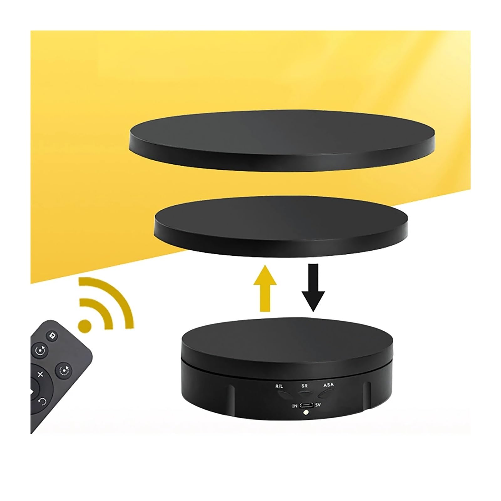 Elektryczny Stojak Obrotowy 360° USB, 3 Prędkości