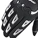 keynoyin Men's and Women's Outdoor All-Finger Anti-Slip Sports Gloves, Shock-Resistant Driving Fitness Cycling gloves-Q9075 Black and Green-One Size fits All