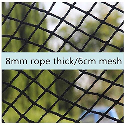 Protective net decoration / Black Kids Safe Net, Stair Protection Netting Outdoor Balcony Shatter-resistant Net Climbing Woven Rope Truck Cargo Trailer Indoor Railings Outdoor Patios Playground