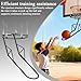 Hoop Rebounder Attachment, Reduced Downtime Feature, 1 Piece, Hoop S hooting Trainer, Basketball Catcher, Easy Installation, for Gym, Home, Teen