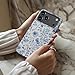 DEENAKIN for iPhone 17 Pro Max Case Cute - Wireless Charging Compatible - Dual-Layer Soft Silicone + Hard Shell - Stylish Wildflower Design - Chic Phone Cover for Women - Toile de Jouy