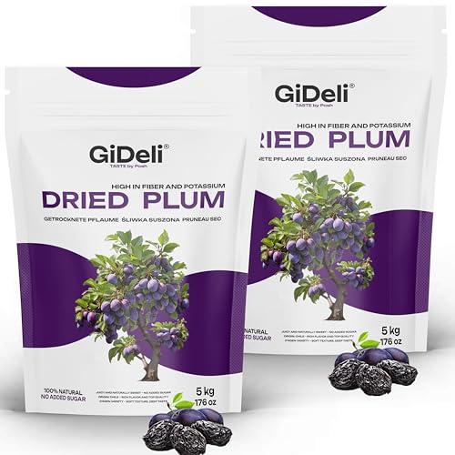GiDeli Ciruelas secas 10 kg sin piedra sin azúcar de Chile