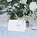 Uposao 50 Stück Tischkarten Hochzeit, Hohle Schmetterling Platzkarten Grußkarten zum Beschriften Namenskarten Sitzplatzkarten Blanko für Hochzeit Party Feste Geburtstag Party Dekoration,Lila