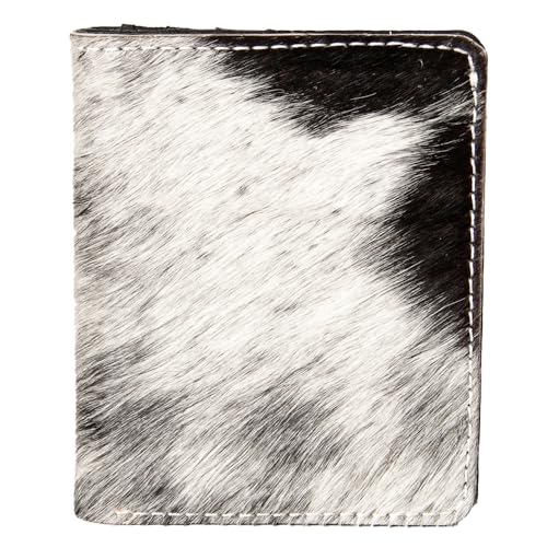 American Darling Card Holder Hair On Full Grain Genuine Leather | Business Credit Sports Slim Debit