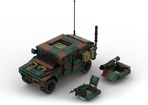 Vista 13 de Technic M997 - Kit de construcción de vehículos de ambulancia, serie blindada militar (375 piezas)