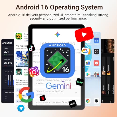 Image of 2026 Tablet 10 Inch Tablets PC with Octa-Core Android 16 Tablet with Case
