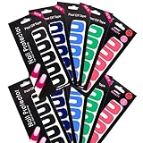 WEILUSI Nail Protector Nail Art Plastic Peel Off Sticker U-Shape Tape Polish Guards Cuticle Protectors Disposable 10 Sheets 100pcs