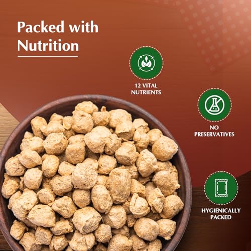Image of Amazon Brand- Vedaka Soy Chunks, 1 Kg
