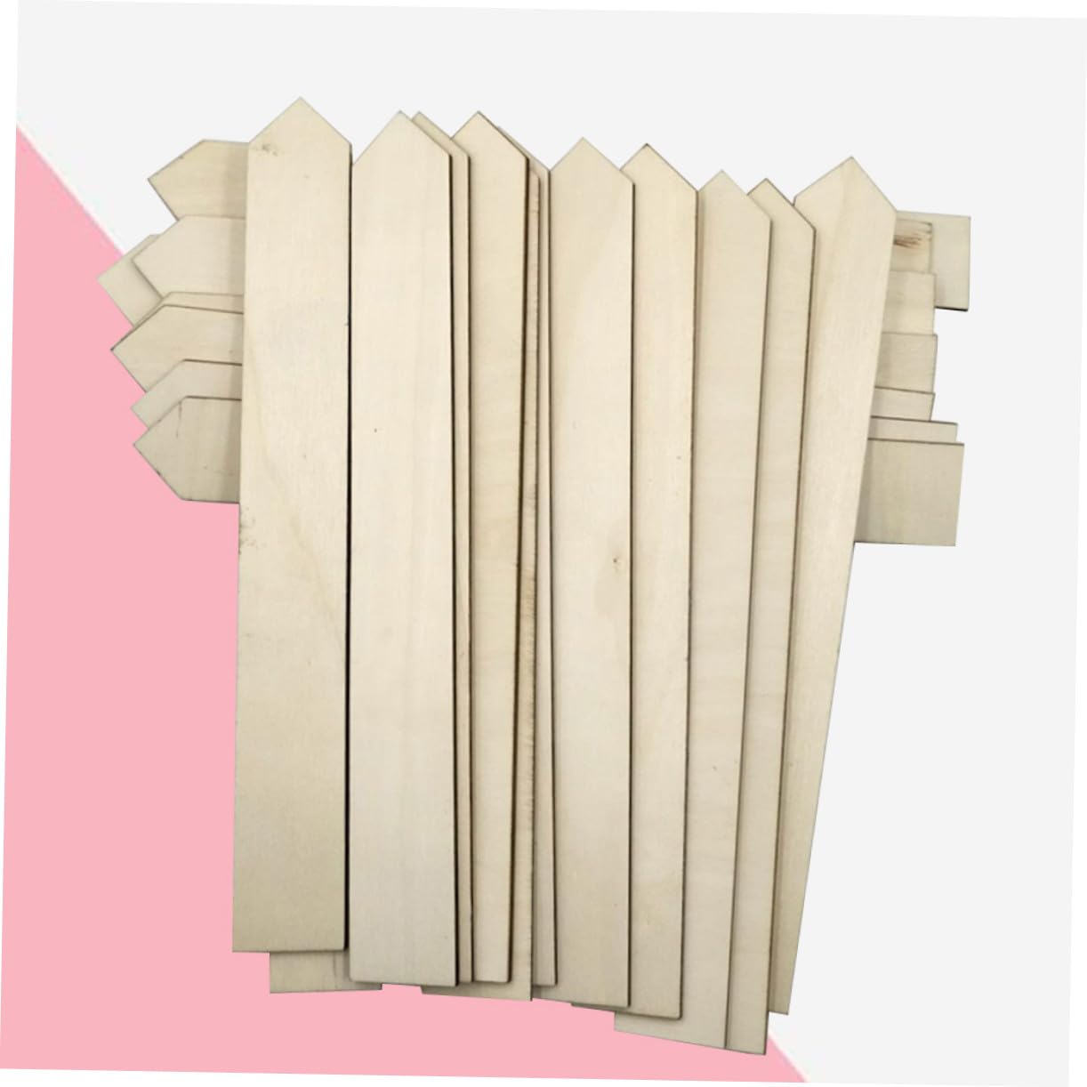 Mipcase 100pièce Étiquettes De Jardin Bois Longues Résistantes Lot De Marqueurs Rustiques Pour Plantes Pots Et Plein Air Marquage Pour Potager Et Extérieur