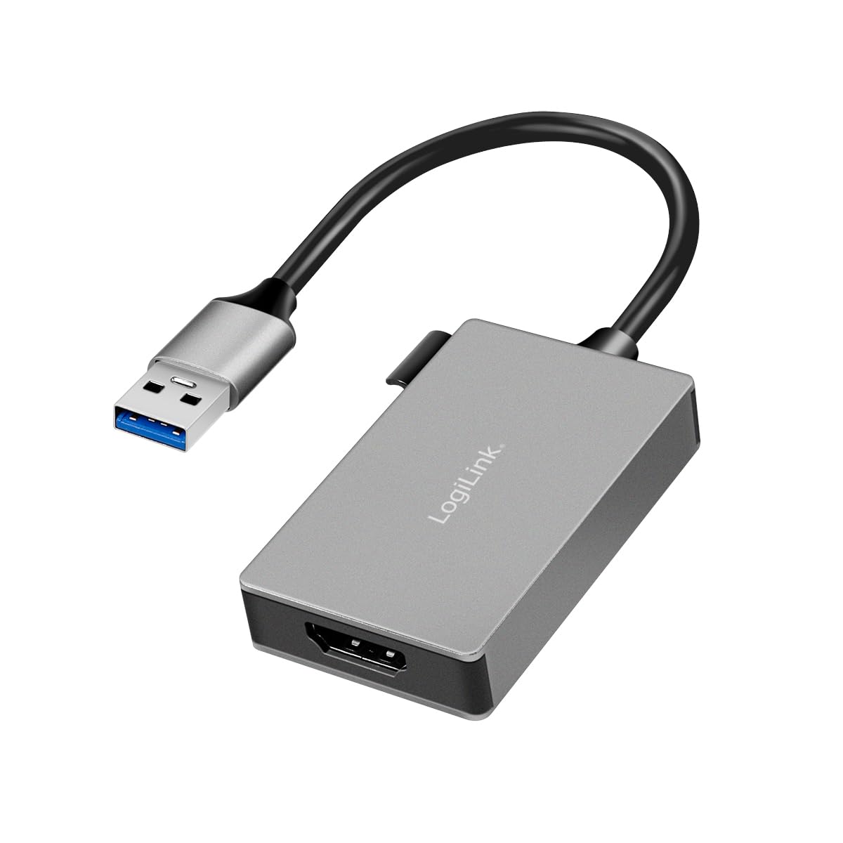 Logilink UA0233A - USB 3.0 to HDMI Adapter (USB-A Male to HDMI-A Female) 0.15m