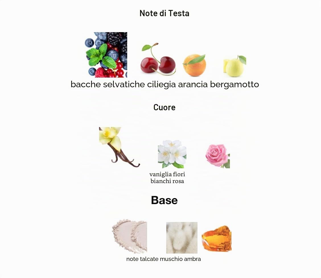 Profumo Yum Eau de Parfum da 100 ml, profumo arabo da donna a lunga durata, con atomizzatore ricaricabile, 5 ml, fragranza dolce e fruttata con note di ciliegia, vaniglia e muschio