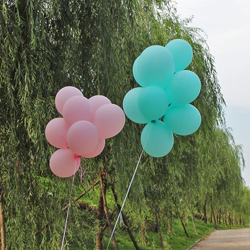 Image of 5 inch Teal Balloons, 100 pcs Mini Teal Blue Birthday Balloons for Party Decorations (Teal)