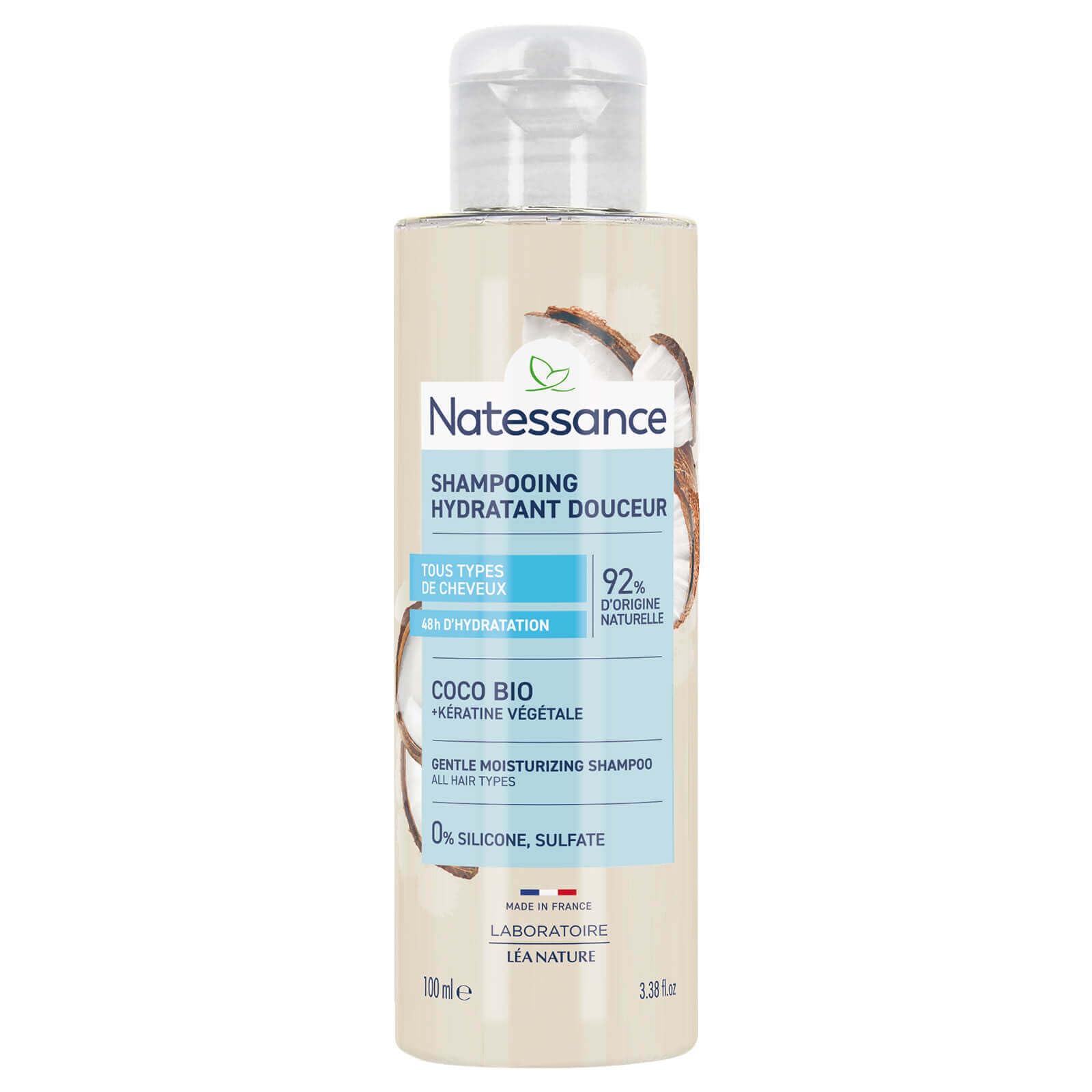 Natessance Coconut/Shea Butter Shampoo 100 ml